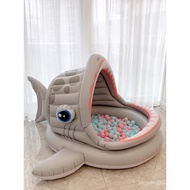 （in stock）Children's Ocean Ball Pool Inflatable Castle Baby Swimming Pool Fence Indoor Wave Pool Home Baby Toy Shark