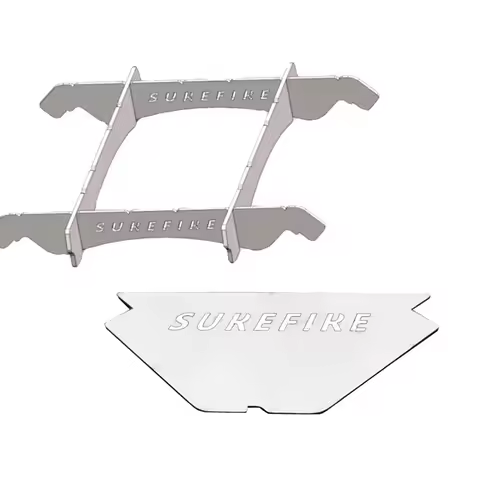 Portable Outdoor Folding Camping Card Gas Stove Accessory Stainless Steel Windshield, Pot Rack for S