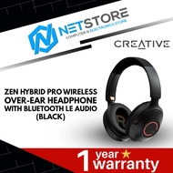 CREATIVE ZEN HYBRID PRO WIRELESS OVER-EAR HEADPHONE WITH BLUETOOTH LE AUDIO (BLACK) - 51EF1040AA000