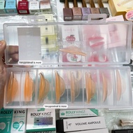 - Banhada 777 curved rod silicone eyelash curler CU (LU & CL) (7 sizes/ Orange)