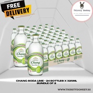 Chang Soda Lime - 24 bottles x 325ML (Bundle of 2)