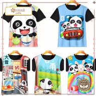 Cool 3D Baby Bus T-Shirt | Baby Bus Cartoon T-Shirt | Baby Bus Clothes for Children Aged 1-12 Years 