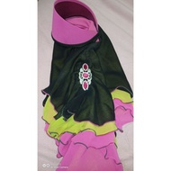TUDUNG FAREEDA ORIGINAL PRELOVED  SOFIYA PINK HITAM