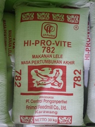 Pakan Pelet Ikan Hi-Provit 782 | Pakan Lele Nila Gurame 30kg 1 Sak