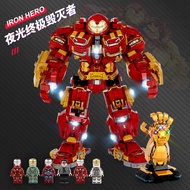 Compatible With LEGO Iron Man Hulkbuster Mecha Robot Giant Boy Educational Assembly Building Block T