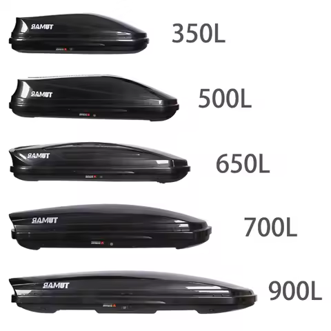 SUV Car Roof Boxes + Roof Rack ABS Material Capacity Foldable Waterproof Rooftop Cargo Box Roofbox R