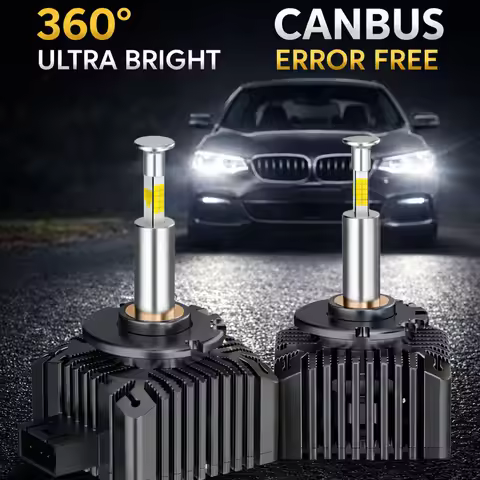 Carlke D1S D3S Led Bulbs 360 1:1 Hid D2S D4S D5S D8S Car Light 12V 24V Motorcycle Truck Universal D1