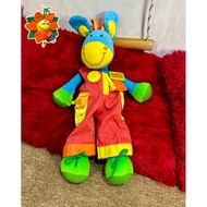 MOTHERCARE Blue Giraffe Busy Activities Toys For Baby - sensory play Busy doll Toys