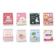 CALENDAR 2027 MINI CALENDAR/ DESK CALENDAR/ AESTHETIC MINI CALENDAR/ CALENDAR 2027