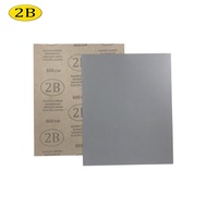 2B Sand Paper Abrasive Waterproof 600 Grit Sanding Papers Electro Coated Silicon Carbide SP600