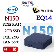 Beelink EQ14 Intel N150 Windows Mini PC 32GB DDR4 RAM 2TB SSD Computer CPU Gaming PC Gaming Desktop
