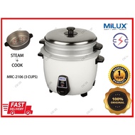 Milux 0.6L Steamer Electric Rice Cooker Periuk Nasi 0.6L MRC-2106