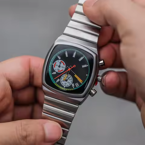 CILOA New Men's Premium Stainless Steel Quartz Watch - Business & Casual Style, Waterproof