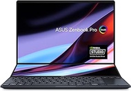 ASUS Zenbook Pro 14 Duo 14.5â€ 2.8K OLED Touch, 120Hz Refresh Rate, ScreenPad Plus, Intel i9-12900H CPU, RTX 3050Ti, 32GB RAM, 1TB SSD, Windows 11 Home, Tech Black, UX8402ZE-DB96T