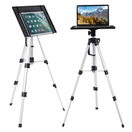 Aluminum Projector Stand Tripod Adjustable Portable Floor Stand DJ Racks Laptop Stand Home Office