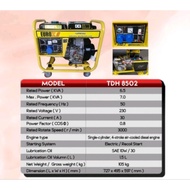 EuroX TDH8502 7000Watt Diesel Generator (Open Type)