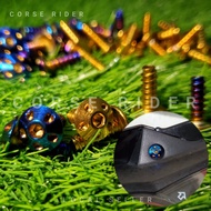 Screw Coverset M5*15 Titanium / Gold Skru Cover Set Thailook ( Y15ZR / 125ZR / LC135 / RS150R / DASH