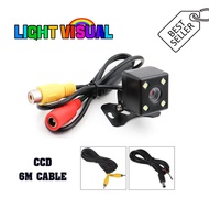 Universal CCD Car Rear Reverse CCTV Parking Camera 4 LED Points