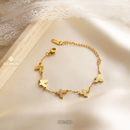 Vòng tay nữ titan Eleanor Accessories hình hồ điệp phụ kiện trang sức lắc tay 10265