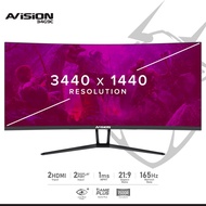 ♞Avision 34inch 165Hz 3440x1440 21:9 (MPRT 1ms) Ultra Wide Curved 1500R Gaming Monitor 34G9C