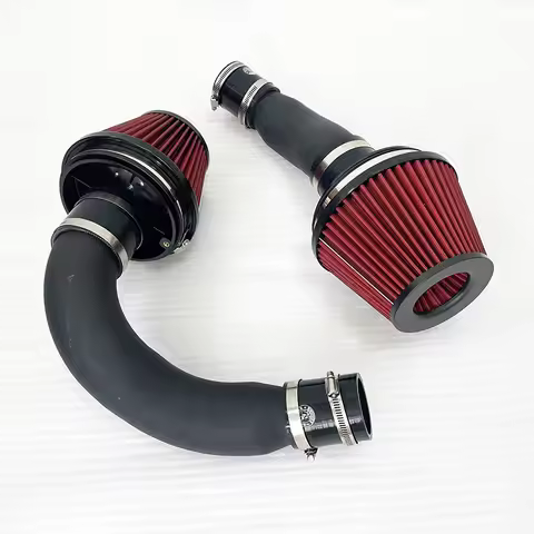 Dual 3" Cold Air Intake System Kit With 6" Stack for C7 S6 S7 RS7 4.0T