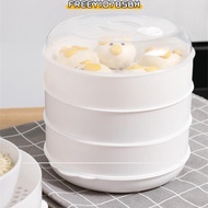 FREEYIO785BH Oven Steamer Kitchen Gadget Round With Lid Cookware Cooking Container
