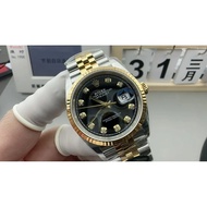 VS Factory 36 Gold Black Diamond Log VS Factory Gold Log 36mm 3235 Movement