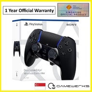 [1 Year Warranty] PS5 Dualsense Edge Wireless Controller (Black)