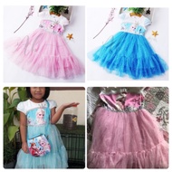 [Malaysia Ready Stock] 3-8Tahun Kids Dress Gaun Budak Gaun Kembang Unicorn Dress Baju Budak Perempuan