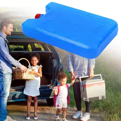 Ice Pack Reusable Lightweight Fresh Food Storage Refrigeration Cooler Bag Portable Water Injection B