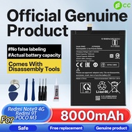 【BN62-8000mAh】redmi 9t battery original note 9 battery original