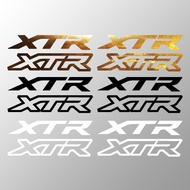 Stickers 4X Shimano XTR |  Deore | Weather Proog Die-cut decals | MTB | Group Set