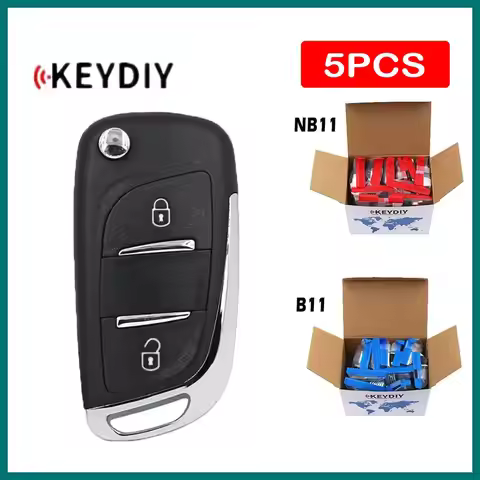 5pcs KEYDIY NB11 B11 Universal Remote Key 2 3 Buttons for KD900/KD-X2/KD MINI Key Programmer NB11-2 