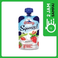 Cimory Yoghurt Squeeze Strawberry Pouch 120 ml