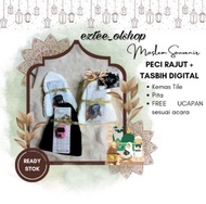 Souvenir PECI +TASBIH FREE UCAPAN tahlil pengajian aqiqah nikah haji umroh wedding idul fitri