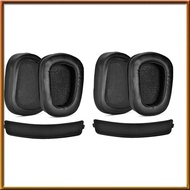 [V E C K] 3Pair Foam Ear Pads Cushion Leather Earpad for Logitech G933 G935 G633 / G 933 G 935 G 633 Artemis Headphones