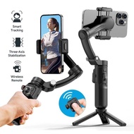TOKQI M02 3 Axis Handheld Gimbal Stabilizer Cell Phone Selfie Tripod with Detachable Remote for Smar