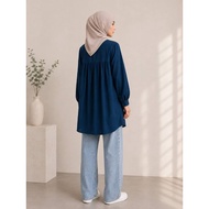 Nomi Ruffle Cotton Blouse by El Mayesya