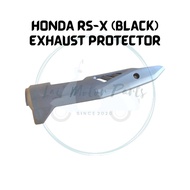 EXHAUST COVER BLACK HONDA RSX 150 RS X 150 RSX150 EXHAUST PROTECTOR BLACK SILENCER CAP BLACK SILENCE
