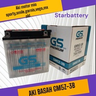 Aki Motor Mio Sporty / Mio / Mio Garnis GM5Z-3B GSE Aki Basah Mio