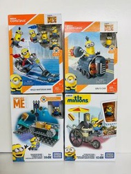 迷你兵團 Despicable Me Minions Mega Construx Mega Bloks Wild Waterski Bike Gru's Car Mailroom Mania Flyi