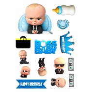 Topper BOSS BABY | Baby Boss Cake Decoration Custom Name/ Topper Birthday Boss Baby