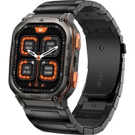 Compatible with AMAZTIM Smart Watch Band bands, Lamshaw 22mm Solid Business Stainless Steel Metal Ba