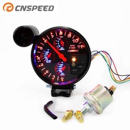 5" 4 IN 1 car tachometer rpm meter Racing car gauge water temp gauge oil temperature gauge oil press
