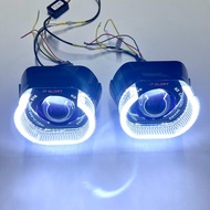 3 Inch LED Lens 160W High Brightness Blue For Both And Low Power-5D i7 U