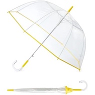 G4Free 52 inch Clear Bubble Umbrella, Large Canopy Transparent Dome Coverage Stick Umbrella, J Hook 