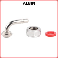 ALBIN Keg Coupler Fitting, Hex Nut Barb Connector Beer Line Connector Kit, Durable Home Brewing Acce