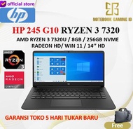 HP 245 G10 RYZEN 3 7320 8GB 256GB Windows 11 14 Slim Bezel Black