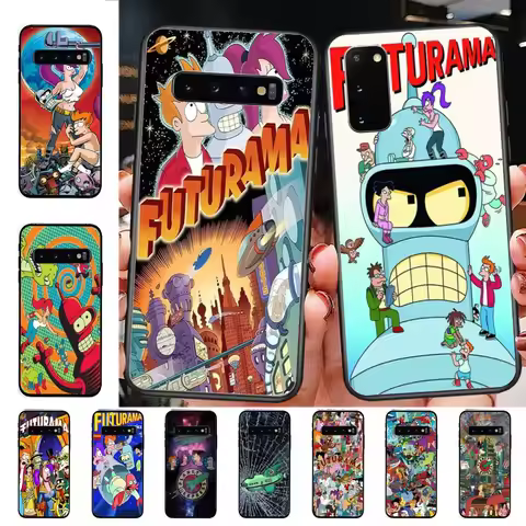 F-Futurama-Bender Art Phone Case For Samsung S 9 10 20 21 22 23 30 23 24 plus lite Ultra FE S10lite 