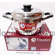 Stainless Steel Sauce Pot Cooking Pot/ Zebra Pot/ Zebra Vitalux Plus Sauce Pot/ 22cm 162222